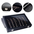 thumbnail image 5 of Caja Organizadora de Collares con 20 , Vitrina para Collares, Bandeja para Joyas, Soporte para Almacenamiento de Collares con Tapa Transparente, 5 of 5