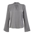 thumbnail image 1 of Blusa George para Mujer, Manga Larga Gris Talla EG, 1 of 4