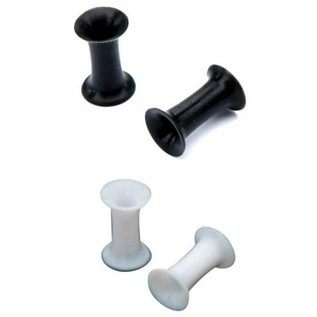 Blk/whte Silicone Plug Set