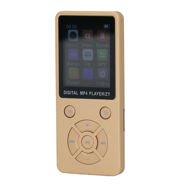 64GB MP3 Player with bt, Portable HiFi Lossless MP3 Music Players with HD Speaker, Media Player with Video,FM Raido,Recorder,Alarm Clock Function