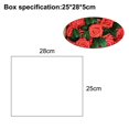 thumbnail image 2 of red Rosas De Espuma De Flores Artificiales Con Tallos-ramos De Boda Blanco, 2 of 5