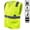 Yellow, variant on RK Safety High Visibility Safety Vest with Reflective Strips and Pockets - ANSI Class 2 - Neon Yellow / 3XL