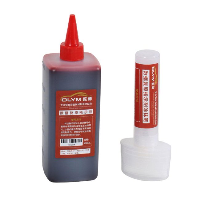 Automotive Sheet Metal Depression Repair Tool Fluid, High Conductivity Data Recovery Indicator, 500ml Capacity, Does Not Spark Adhesion