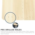 thumbnail image 4 of VIVO Light Wood 71 x 30 inch Universal Table Top for Sit to Stand Desk Frames, 4 of 8