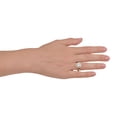 thumbnail image 3 of AVORA 10K Yellow Gold 1.75 Carat Pear-shape Simulated Diamond CZ Halo Fashion Ring  - Size 8, 3 of 6