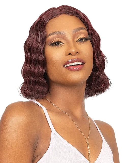 Janet Collection 100% Virgin Remy Human Hair Hand-Tied Lace Deep Part Wig - Kamel
