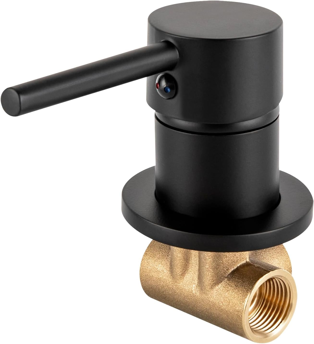 DENEST Shower Handle Wall Hand Lever Mixing Valve Basin Bath Faucet