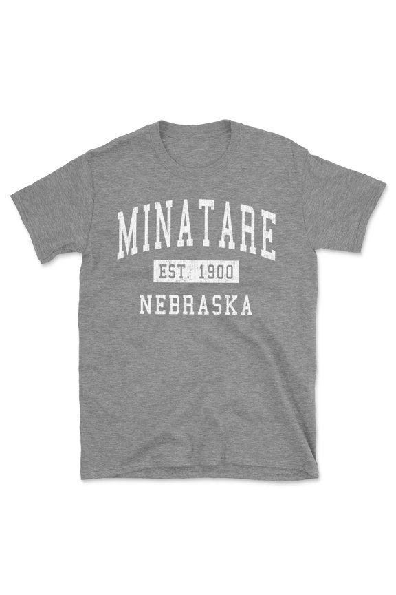 Minatare Nebraska Classic Established Men's Cotton T-Shirt