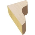 thumbnail image 6 of 2"W x 4"D x 6"H Classic Carmel Rough Cedar Woodgrain TimberThane Corbel, Primed Tan, 6 of 6