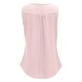 thumbnail image 5 of Clearance! Prolriy Tank Tops for Women Sleeveless Solid Color Shirt Loose T Shirt Long Vest Top Womens Tops Summer Tops for Women Trendy Pink S, 5 of 8