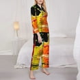 thumbnail image 3 of Balery Vibrant Color Splash Pattern Pajama Sets for Women Long Sleeve 2 Piece Sleepwear Loungewear Sets Soft PJ's with Pockets Long Sleeve Comfy Pj Sets-Small, 3 of 7