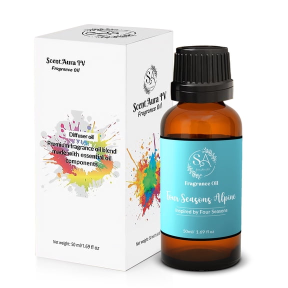 Scent Aura IV Four Seasons Alpine Diffuser Oil Inspired by The Four Seasons Hotel 1.69 Fl Oz|50ml, Diffuser Oil, Luxury Hotel Scent