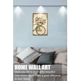 thumbnail image 2 of Floral Bicycle Vintage Aluminum Sign, Vintage Bike Art, Flower Basket Farmhouse Decor, Garden Signs Outdoor Metal, Spring Bike with Flower Funny Tin Sign Farmhouse Decor 12x16 Inches, 2 of 6