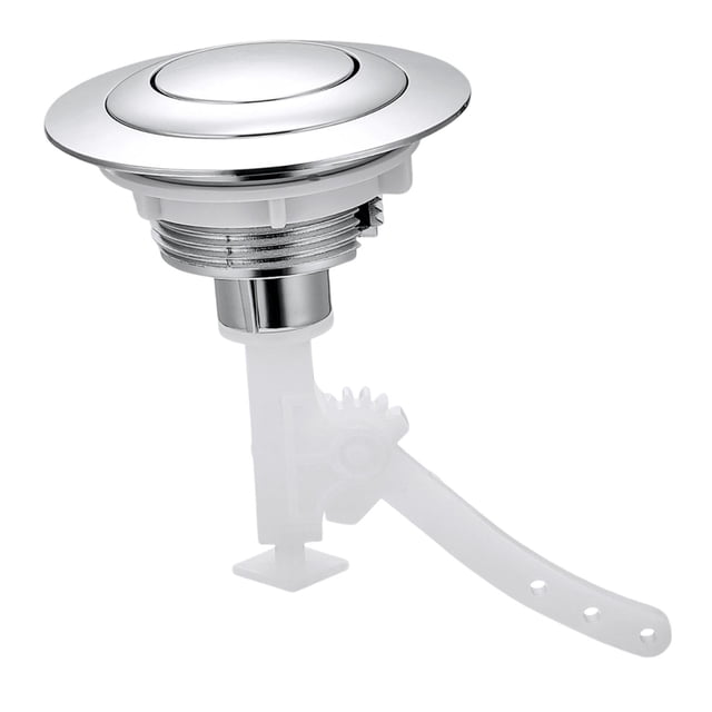 Botón de descarga de inodoro Pieza de repuesto universal Botón de descarga redondo Material PP Fácil instalación Reemplazo para cisterna defectuosa pa