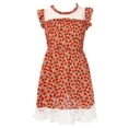 thumbnail image 1 of Richie House Girls' Sweet Print Dress with Lace Bottom RH1857, 1 of 7