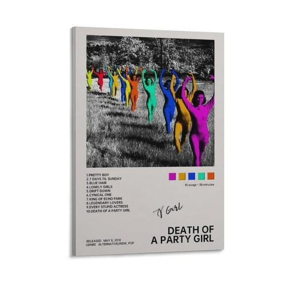 TV Girl Poster DEATH OF A PARTY GIRL Music Album Poster Art Poster Canvas Painting Decor Wall Print Photo Home Modern Decorative Posters
