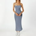 thumbnail image 1 of WILLBEST Faldas Para Mujer Vestido De Primavera Para Mujer Vestido De Tirantes De Seda Color Leche Para Verano, 1 of 3