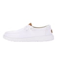 thumbnail image 1 of Zapatos HEYDUDE Wendy Canvas blancos para mujer, 1 of 3