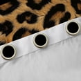 thumbnail image 4 of Feelyou Leopard Print Black Out Curtains, Zebra Abstract Curtains Pack of 2 (42x63 Each), 4 of 6