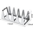 thumbnail image 2 of NETSENG 4 Fentes en Acier Inoxydable Grill pour Fumeur Ou Four, Rôtissoire Barbecue Multi-Slot pour Barbecue, Cuisson des Légumes, Poisson Grillé, 1 Pc), 2 of 7