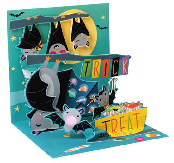 Details about   Little Witch Pop Up Greeting Card by Up With Paper Treasures #1030 Halloween 