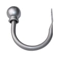 thumbnail image 1 of Yuarrent Gancho de cortina de Metal de hierro forjado, colgador de gancho de pared trasera en forma de U, colgador de gancho trasero Simple para el hogar, Tratamientos de ventanas Plata Yuarrent JJ23508-02, 1 of 6