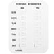 thumbnail image 1 of Pet Feeding Reminder Plastic Dog Cat Food Feeding Reminder Portable Dog Feed Chart Supply, 1 of 4