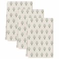 thumbnail image 2 of Bohemia Kitchen Towels Set of 3, Green Flowers Abstract Boho Beige Absorbent Dish Towels for Kitchen, Microfiber Hand Towel, Quick Drying Tea Towel for Cleaning Decorative Dishcloths, 2 of 7