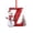 Z, variant on Qjidjing Snowman Alphabet Letter Ornaments for Christmas Tree, 3.15 inch, Red Xmas Hanging Decor, 2D Acrylic Pendants for Home Party , Letter V