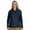 Navy, variant on Classic Devon & Jones Women'S Pima Pique Long-Sleeve Polo Shirt - Navy - Xx-Large