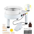 thumbnail image 1 of Electric Pottery Wheel Machine 28CM 35CM Foot Pedal W/ Shaping Tools For School Ceramic Clay Working Forming DIY Art Craft, 1 of 7