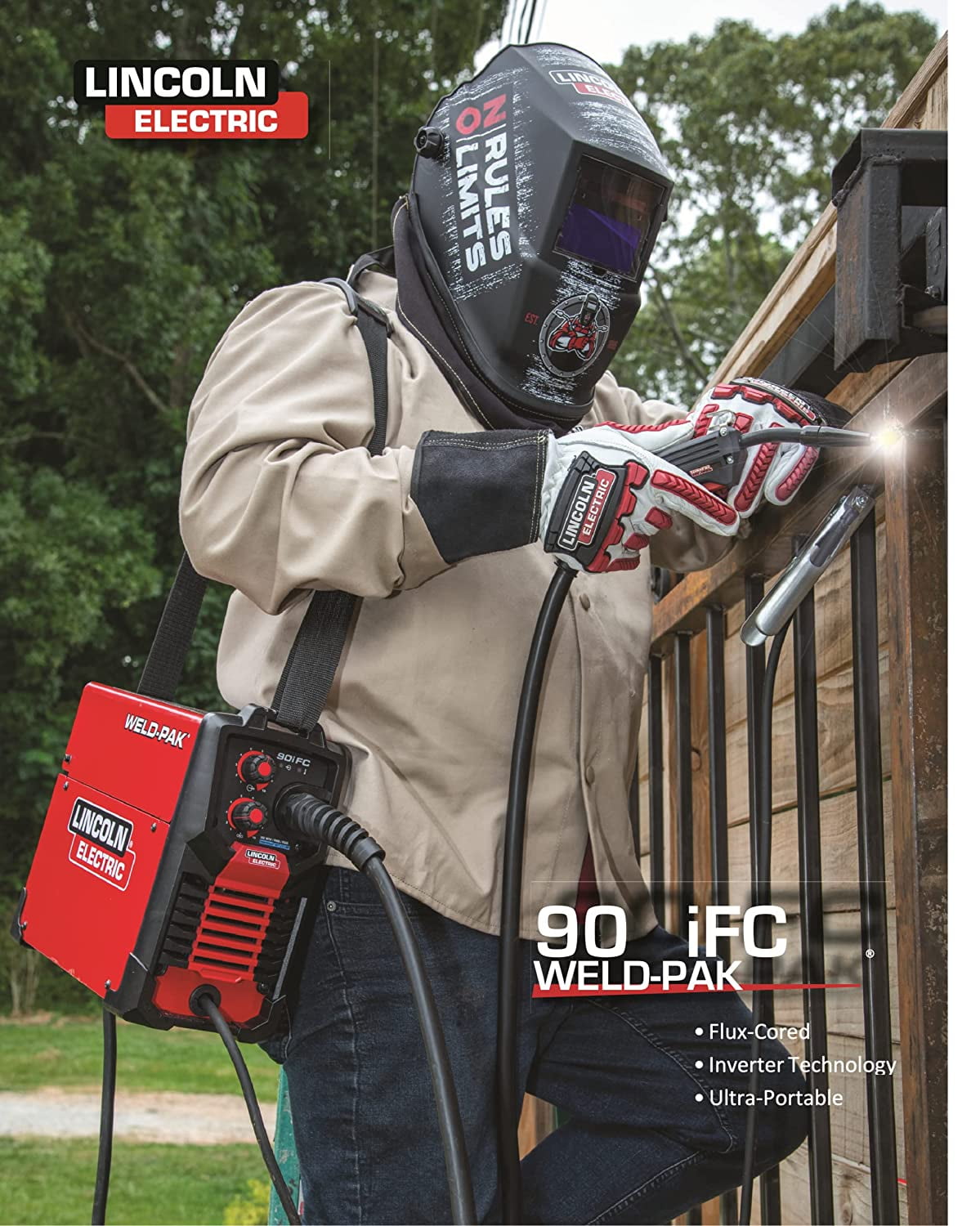 Lincoln Electric WELD-PAK 90i FC Flux-Cored Wire Feeder Welder (No Gas)