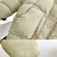 thumbnail image 6 of ITSAME Girls Hooded Knee Length Puffer Coat Winter Warm Button Down Outerwear Jacket with Pockets Green Size 10, 6 of 10