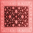 thumbnail image 1 of Ahgly Company Indoor Square Oriental Red Traditional Area Rugs, 6' Square, 1 of 4