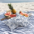 thumbnail image 5 of Outdoor Pillow Cover Bird Flowers Set of 2 Waterproof Throw Pillowcases Retro Floral Blue Decorative Patio Furniture Pillows for Couch Garden Indoor & Outdoor Use, 5 of 9