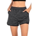 thumbnail image 2 of YouLoveIt Womens Yoga Shorts Women Yoga Bike Shorts High Waist Double Layer Women's Workout Active Shorts Women Yoga Running Sport Shorts Quick Dry, 2 of 7