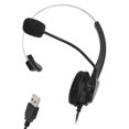 thumbnail image 2 of Casque d'Ordinateur Large Bande, Structure de Bandeau Intégrée Casque de Centre d'Appel avec Microphone pour Bureau de Centre d'Appels Skype Lync Softphone, 2 of 8
