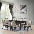 thumbnail image 2 of Pilaster Designs Danby 18" Wood Dining Side Chairs in Cappuccino (Set of 2), 2 of 3