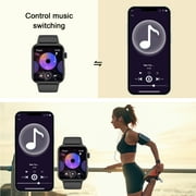 Blackview Smart Watch fits for Android iPhone,IP68 Waterproof,with Bluetooth Call(Answer/Make Calls) for Women Men 1.83 HD Screen Fitness Watch with AI Voice,GRAY