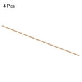 thumbnail image 3 of Uxcell Pure Copper Round Rod Diameter Length Solid Copper Rod Lathe Bar Stock for Metal Craft 3 x 330mm 4pcs, 3 of 7