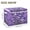 Bellflower, variant on IAUYY 42*32*30cm Storage Bin with Lid Storage Boxes with Handles,300D Oxford Fabric+Hollow Board Applicable to Clothes Storage Office Storage,Exquisite Wooden Style