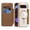 Brown, variant on Dteck Magnetic Wallet Case for Google Pixel 10/10 Pro,Shockproof Leather Card Slots Case Plating TPU Compatible with Mag Safe Back Cover,Grey