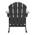 thumbnail image 3 of Westintrends Malibu Outdoor Rocking Chair Set of 4, All Weather Resistant Poly Lumber Classic Porch Rocker Chair, 350 lbs Support Patio Lawn Plastic Adirondack Chair, Gray, 3 of 9