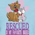 thumbnail image 3 of CafePress - Rescued Is My Favorite Breed Women's Light T Shirt - Women's Classic T-Shirt, 3 of 4