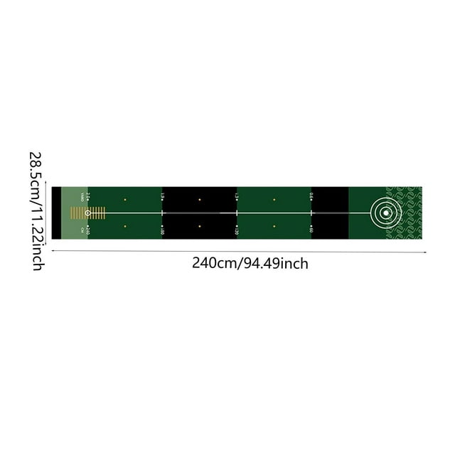 Foldable Golf Putting Mat Lightweight Golf Putting Practice Mat Portable Durable Golf Training Pad Golf Accessories for Adults Style D