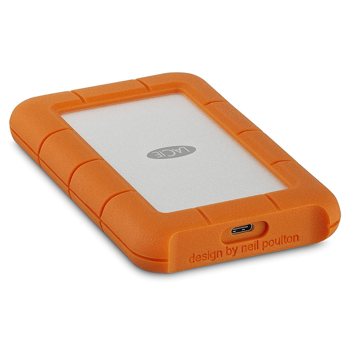 LaCie Rugged USB-C and USB 3.0 1TB Portable Hard Drive - STFR1000800