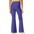 thumbnail image 3 of DISNIMO Blue Halloween Girls Pants Yoga Size 12 Summer Fall Winter Solid Long Flared Leggings for Kids Bell-bottomed Pants Kids Bell Bottoms with 2 Pockets High Waist, 3 of 7