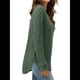 thumbnail image 5 of Suéteres de Moda para Mujer, Tops de Larga, Ropa de Otoño, Camisetas y Blusas de Moda. Verde XXL, 5 of 6