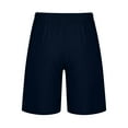 thumbnail image 5 of Danhjin Men's Linen Shorts Casual Lightweight Casual Elastic Waist Drawstring Summer Beach Workout Gym Yoga Shorts for Men, 5 of 6