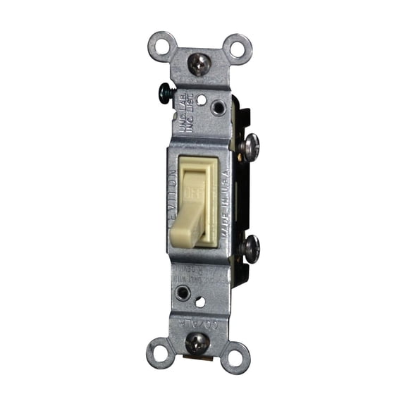 Leviton Copper/Aluminum Toggle Single Pole Switch